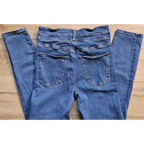 Abercrombie & Fitch Skinny Jeans Womens - Medium Wash 6L / 28 A&F Stretch - Picture 4 of 5